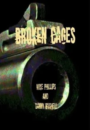Broken Cages cover: the barrel of a gun